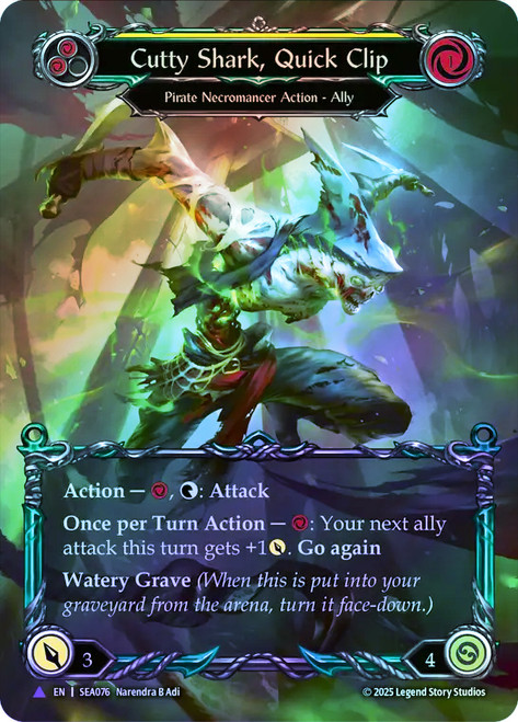 Cutty Shark, Quick Clip (Marvel)
High Seas
Single
Flesh and Blood