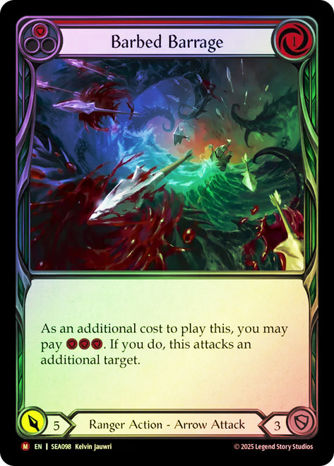 Barbed Barrage
High Seas
Single
Flesh and Blood