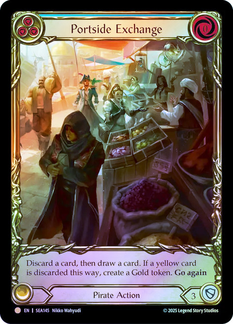 Portside Exchange (Extended Art)
Treasure Pack
Single
Flesh and Blood