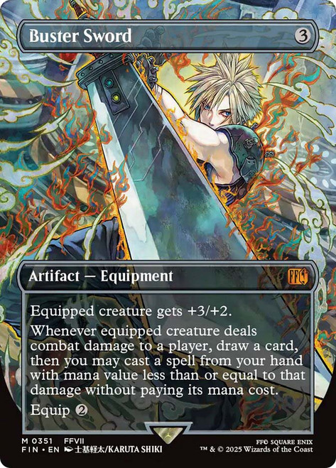 Foil プレリリース バスターソード Buster Sword 255 mtg Foil プレリリース バスターソード Buster Sword 255 mtg 日
