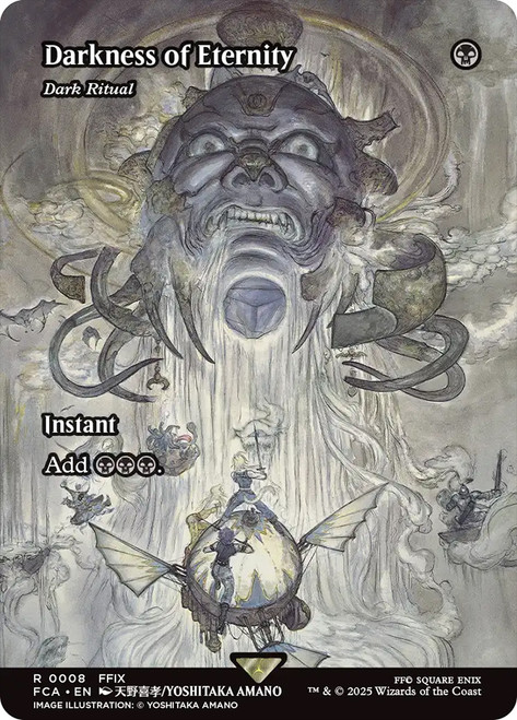 Dark Ritual (Darkness of Eternity) (Borderless)\nFINAL FANTASY Through the Ages\nSingle\nMagic The Gathering