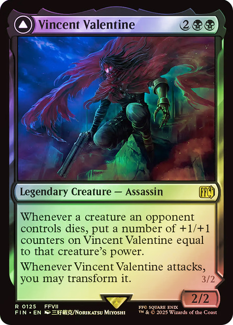 Vincent Valentine // Galian Beast\nFINAL FANTASY\nSingle\nMagic The Gathering
