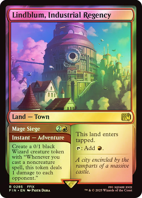 Lindblum, Industrial Regency // Mage Siege\nFINAL FANTASY\nSingle\nMagic The Gathering