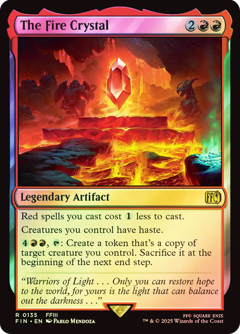 The Fire Crystal\nFINAL FANTASY\nSingle\nMagic The Gathering