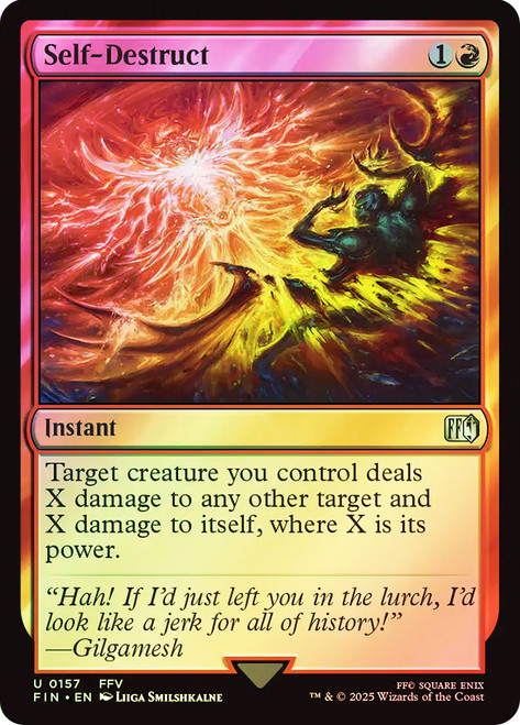 Self-Destruct\nFINAL FANTASY\nSingle\nMagic The Gathering