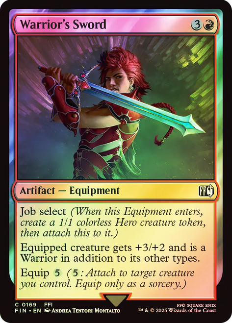 Warrior's Sword\nFINAL FANTASY\nSingle\nMagic The Gathering