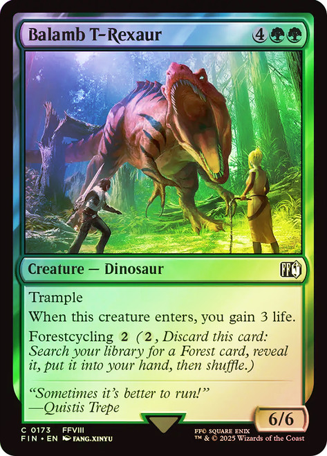 Balamb T-Rexaur\nFINAL FANTASY\nSingle\nMagic The Gathering