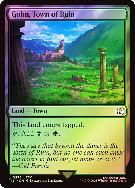 Gohn, Town of Ruin\nFINAL FANTASY\nSingle\nMagic The Gathering