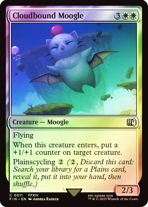 Cloudbound Moogle\nFINAL FANTASY\nSingle\nMagic The Gathering