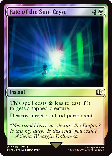 Fate of the Sun-Cryst\nFINAL FANTASY\nSingle\nMagic The Gathering