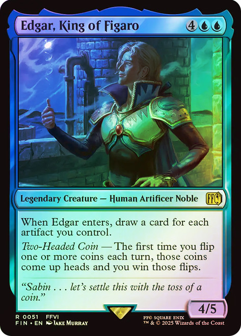 mtg edgar final fantasy Edgar, King of Figaro [FINAL FANTASY] main image 1