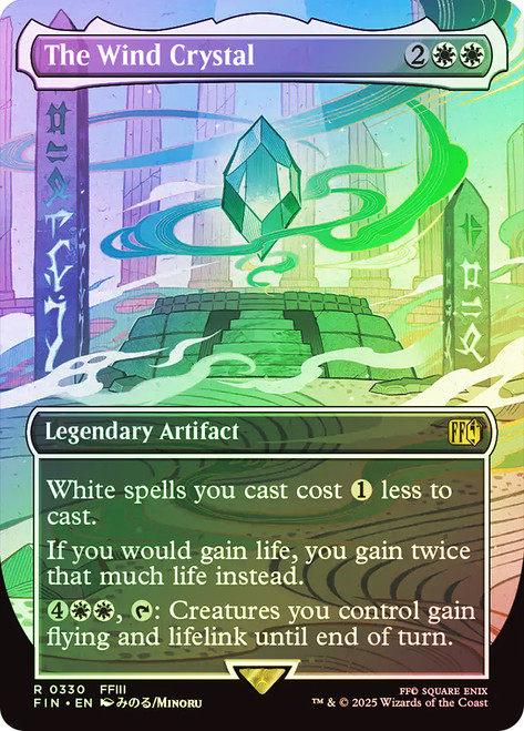 The Wind Crystal (Borderless)\nFINAL FANTASY - Variants\nSingle\nMagic The Gathering