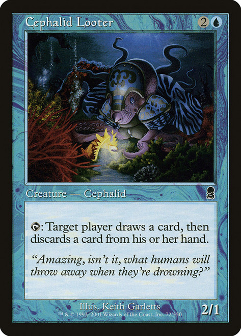 Cephalid Looter\nOdyssey\nSingle\nMagic The Gathering