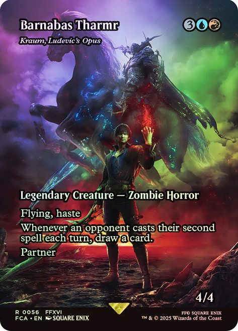 Kraum, Ludevic's Opus (Barnabas Tharmr) (Borderless)\nFINAL FANTASY Through the Ages\nSingle\nMagic The Gathering