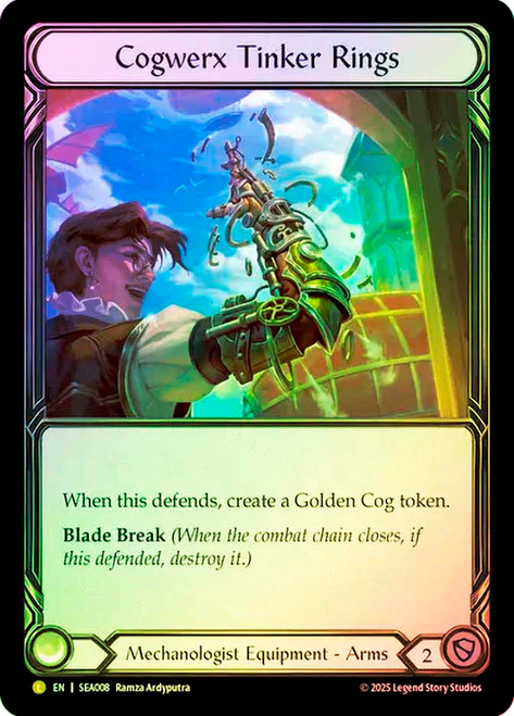 Cogwerx Tinker Rings
High Seas
Single
Flesh and Blood