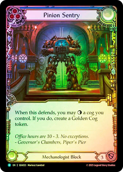 Pinion Sentry
High Seas
Single
Flesh and Blood