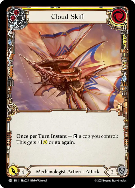 Cloud Skiff (Yellow)
High Seas
Single
Flesh and Blood