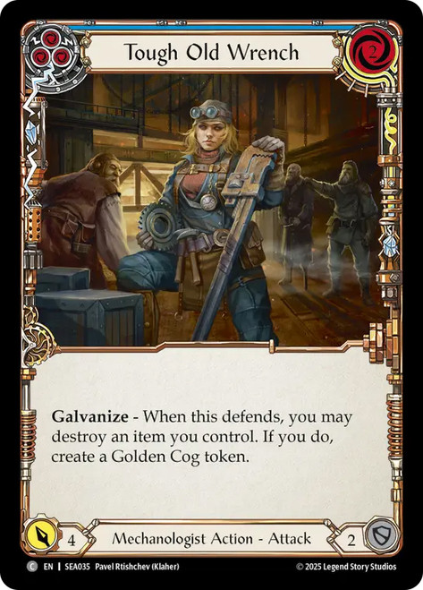 Tough Old Wrench (Blue)
High Seas
Single
Flesh and Blood