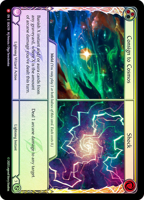 その他 FAB Consign to Cosmos/Shock Cold Foil Consign to Cosmos // Shock (Yellow) (Cost 0) | High Seas | Star