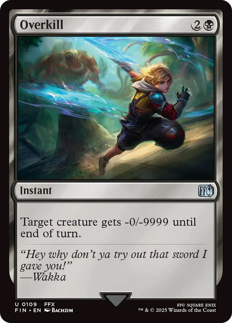 Overkill\nFINAL FANTASY\nSingle\nMagic The Gathering