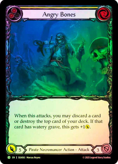 Angry Bones (Yellow)
High Seas
Single
Flesh and Blood