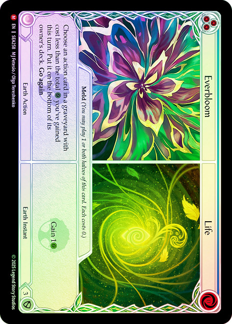 Everbloom // Life　Cold Foil　LGS428 Everbloom // Life (Blue) (Skirmish) | Promotional Cards | Star