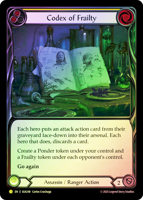 Codex of Frailty rainbow foil 英語　3枚 codex-of-frailty__91644.