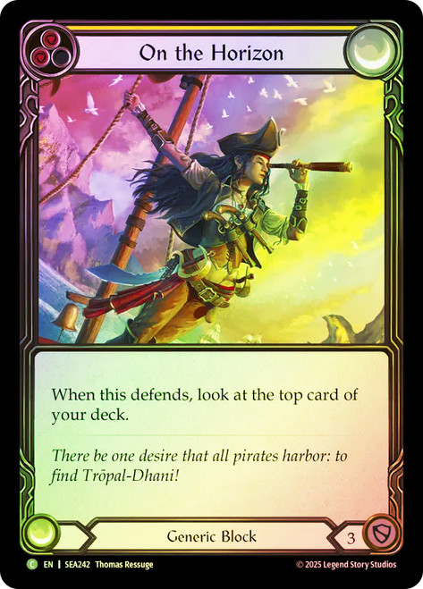 On the Horizon (Yellow)
High Seas
Single
Flesh and Blood