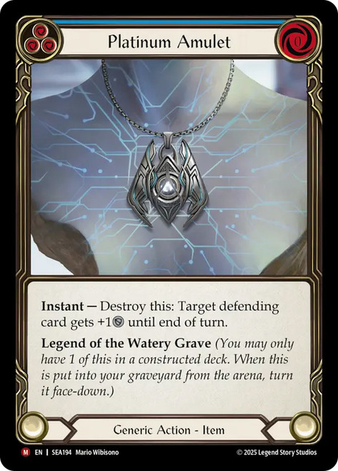 Platinum Amulet
High Seas
Single
Flesh and Blood