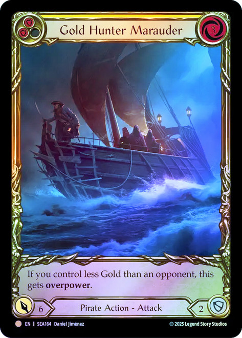 Gold Hunter Marauder (Extended Art)
Treasure Pack
Single
Flesh and Blood