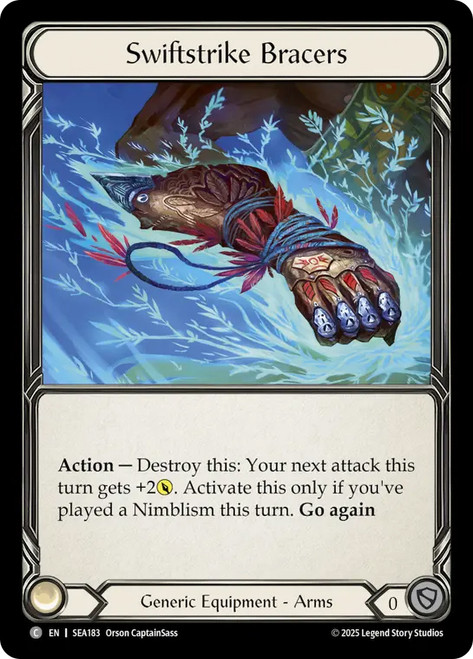 Swiftstrike Bracers
High Seas
Single
Flesh and Blood