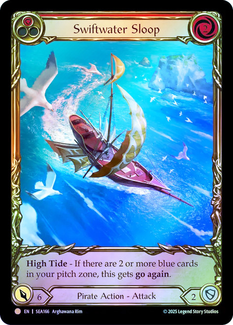 Swiftwater Sloop (Red) (Extended Art)
Treasure Pack
Single
Flesh and Blood