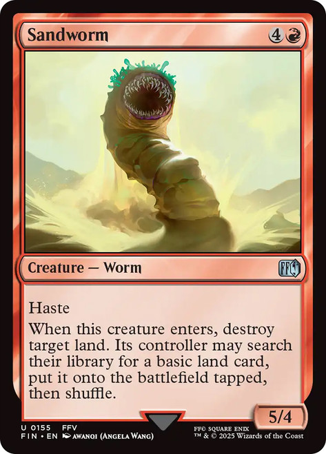 Sandworm\nFINAL FANTASY\nSingle\nMagic The Gathering