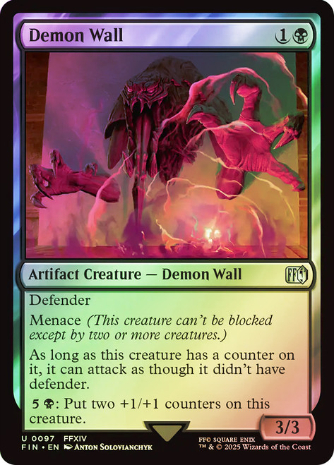 Demon Wall\nFINAL FANTASY\nSingle\nMagic The Gathering