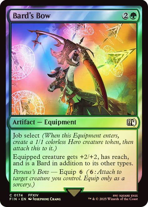 Bard's Bow\nFINAL FANTASY\nSingle\nMagic The Gathering