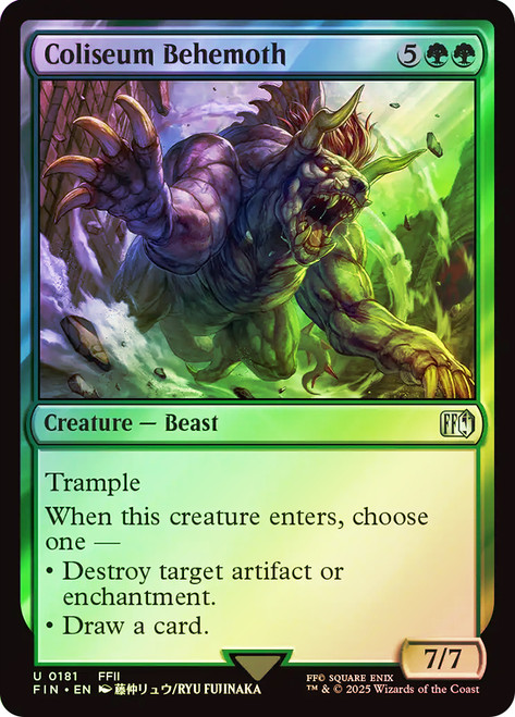 Coliseum Behemoth\nFINAL FANTASY\nSingle\nMagic The Gathering