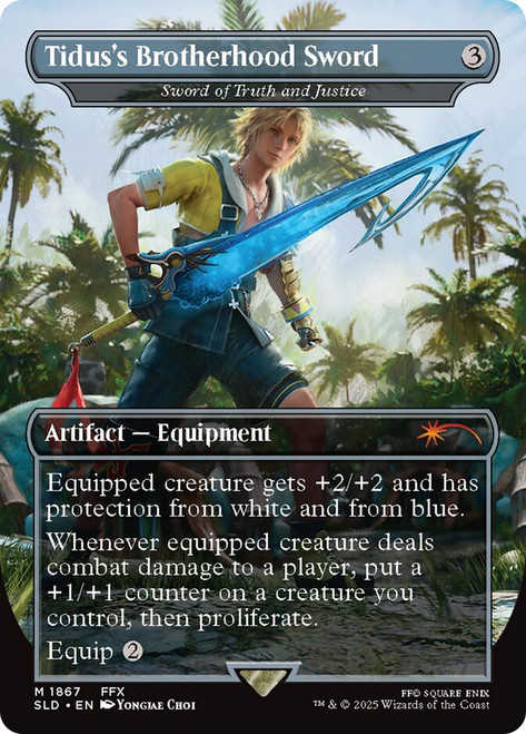 【プレイマット】Sword of Truth and Justice MTG Sword of Truth and Justice (Tidus's Brotherhood Sword