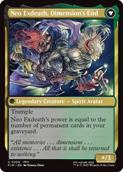 Exdeath, Void Warlock // Neo Exdeath, Dimension's End | FINAL