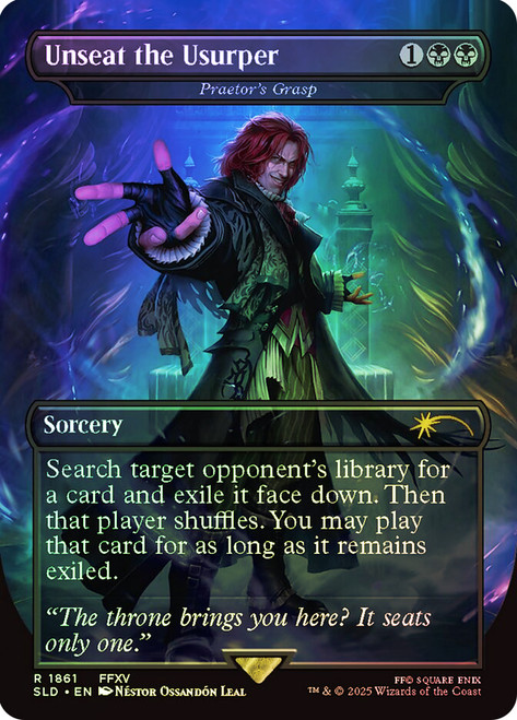 Praetor's Grasp (Unseat the Usurper) (Secret Lair) (#1861) (Borderless)\nPromo: General\nSingle\nMagic The Gathering