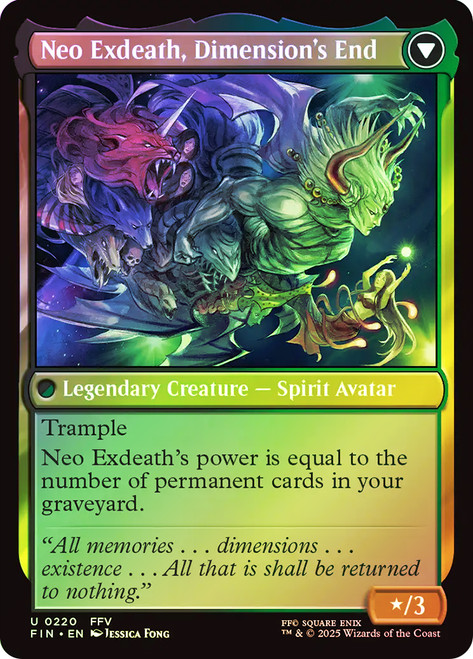 Exdeath, Void Warlock // Neo Exdeath, Dimension's End | FINAL