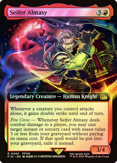 Seifer Almasy (#466) (Extended Art)\nFINAL FANTASY - Variants\nSingle\nMagic The Gathering
