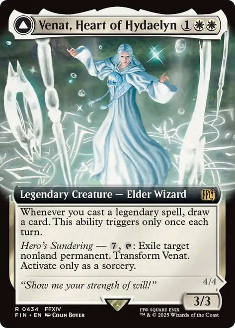 Venat, Heart of Hydaelyn // Hydaelyn, the Mothercrystal (#434) (Extended Art)\nFINAL FANTASY - Variants\nSingle\nMagic The Gathering