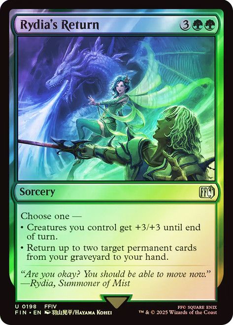 MTG ミストの召喚士、リディア FOIL 拡張アート 英語 bundle MTG