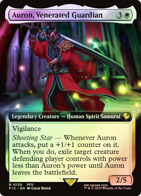 拡張 武伝のガード、アーロン Auron, Venerated Guardian Auron, Venerated Guardian | FINAL FANTASY Commander | Star City Games