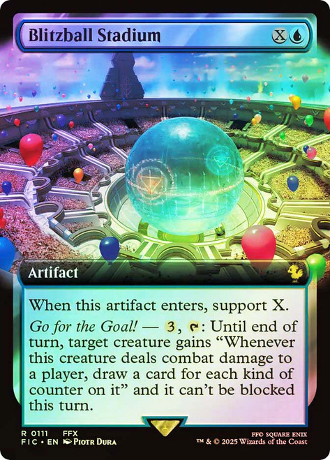 Blitzball Stadium (Extended Art)\nFINAL FANTASY Commander - Variants\nSingle\nMagic The Gathering