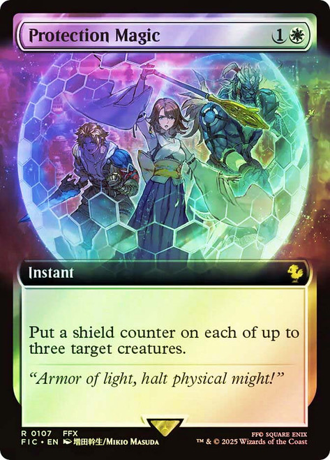 Protection Magic (Extended Art)\nFINAL FANTASY Commander - Variants\nSingle\nMagic The Gathering