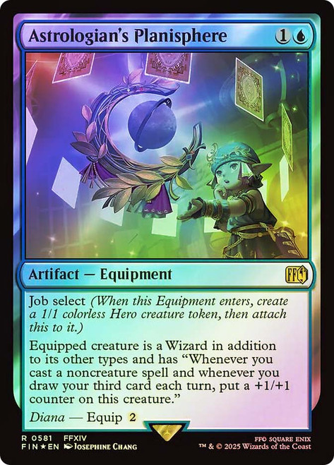 Astrologian's Planisphere (Surge Foil)\nFINAL FANTASY - Alternate Foil\nSingle\nMagic The Gathering