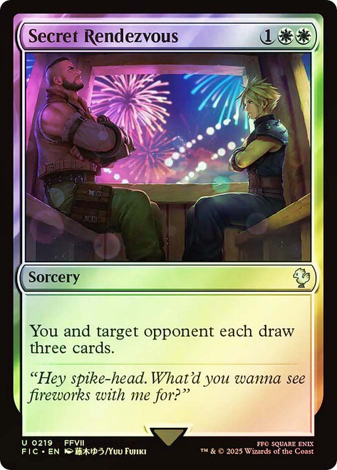 Secret Rendezvous (#219)\nFINAL FANTASY Commander\nSingle\nMagic The Gathering