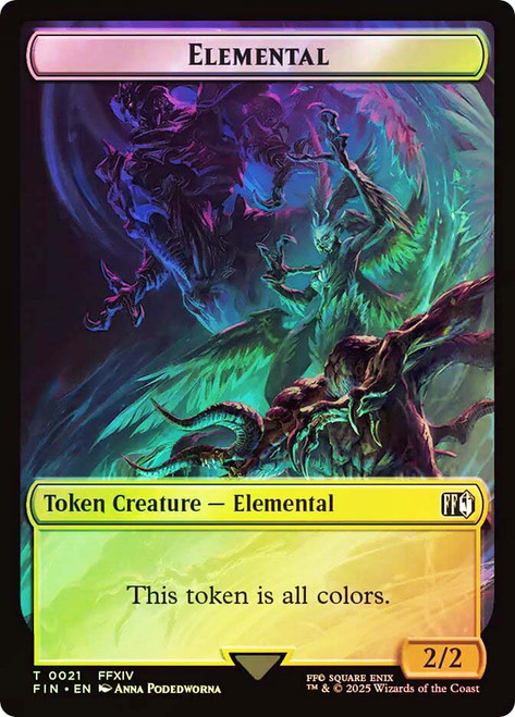 {Elemental Token} // {Hero Token} (#009)\nFINAL FANTASY\nSingle\nMagic The Gathering