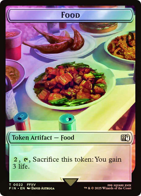 {Food Token} // {Hero Token} (#004)\nFINAL FANTASY\nSingle\nMagic The Gathering